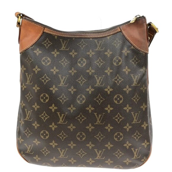 LOUIS VUITTON Odeon MM Shoulder Bag Monogram Leather Brown France M56389 65YG851 - Picture 3 of 16